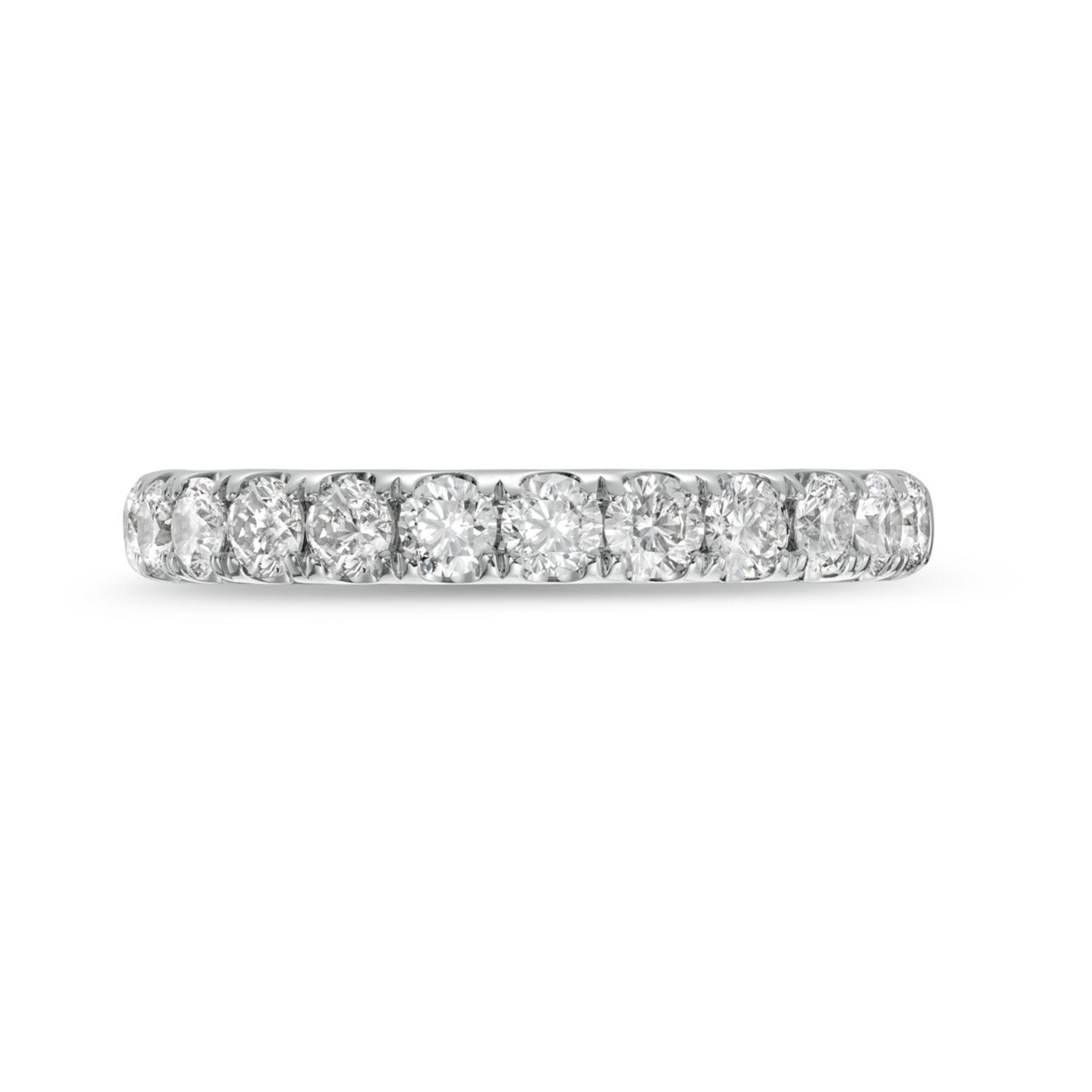 Classic Four Prong Diamond Wedding Band by Adorette 0