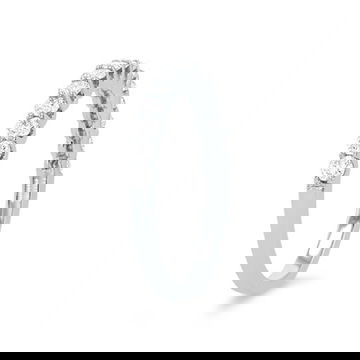 Halfway Scallop Diamond Wedding Band