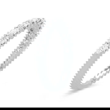 Halfway Scallop Diamond Wedding Band