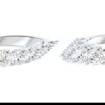 Halfway Scallop Diamond Wedding Band