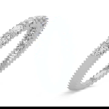 Halfway Scallop Diamond Wedding Band