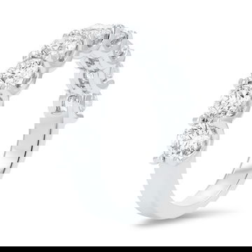 Halfway Scallop Diamond Wedding Band