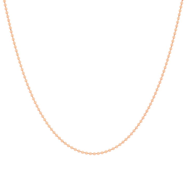 Rose Gold 14K 20 inch Ball Chain Necklace