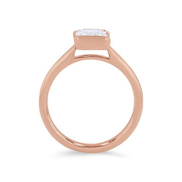 Solitaire Half Bezel Engagement Setting
