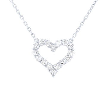 Diamond Heart Pendant Necklace