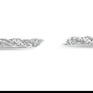 Rope Twist Half Diamond Wedding Band by Diamonds Direct Designs 0