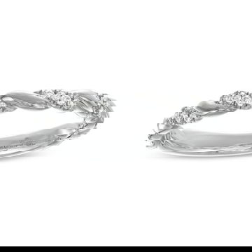 Rope Twist Half Diamond Wedding Band by Diamonds Direct Designs 8