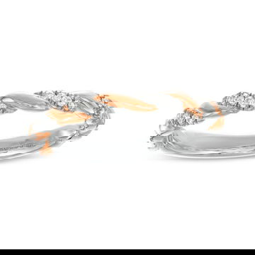 Rope Twist Half Diamond Wedding Band by Diamonds Direct Designs 14