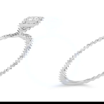 Rope Twist Half Diamond Engagement Setting by Diamonds Direct Designs 8