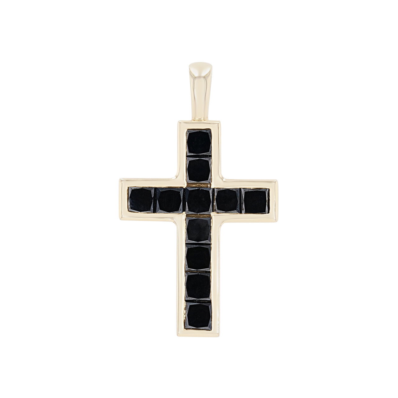 Black Diamond Cross Pendant 0