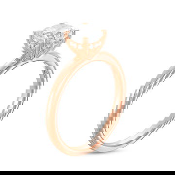 Solitaire Hidden Halo Engagement Setting by Diamonds Direct Designs
