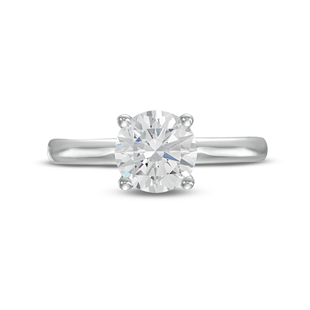 Solitaire Hidden Diamond Belt Engagement Setting by Adorette 0