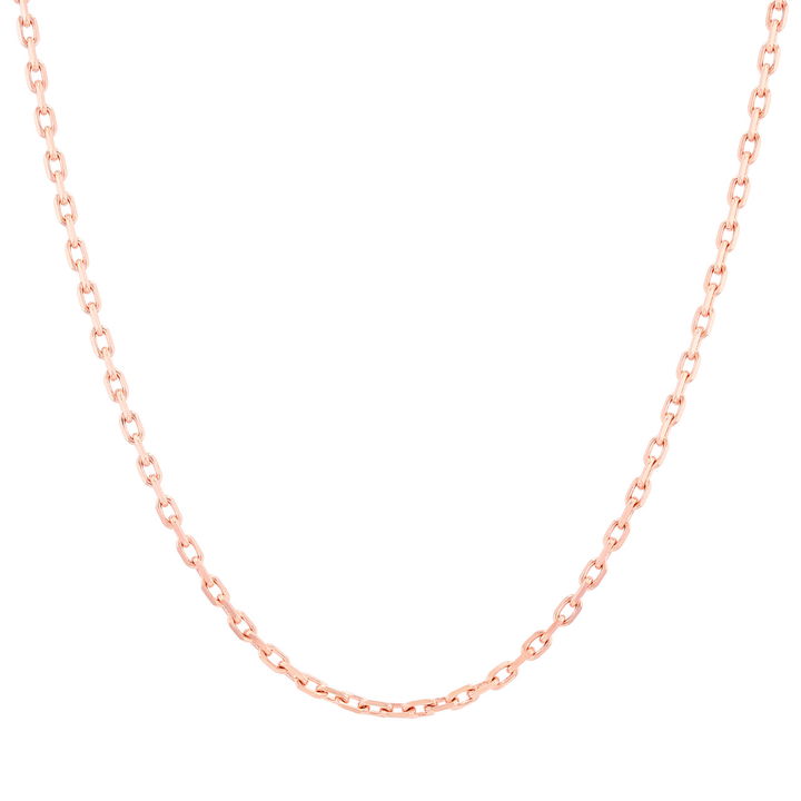 White Gold 14K 20 inch Cable Chain Necklace