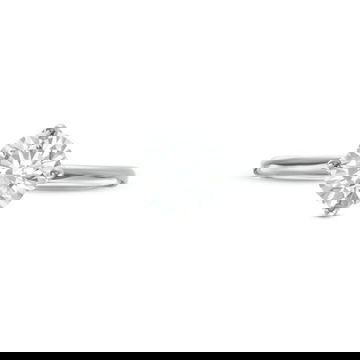 Floral Solitaire Kite Prong Engagement Setting by Diamonds Direct Designs