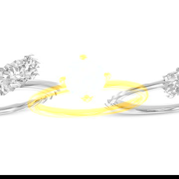 Floral Solitaire Kite Prong Engagement Setting by Diamonds Direct Designs