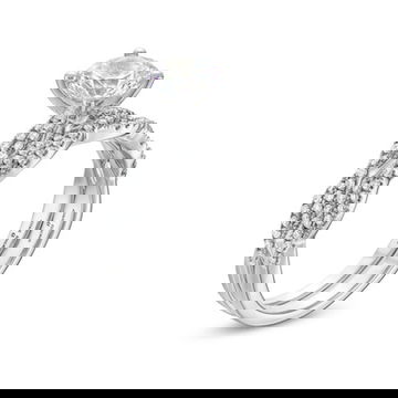 Petite Twist Full Diamond Engagement Setting by Diamonds Direct Designs 15