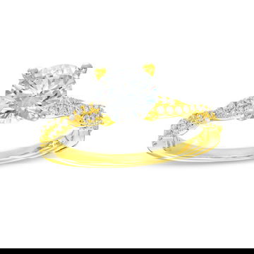 Petite Twist Full Diamond Engagement Setting by Diamonds Direct Designs 8