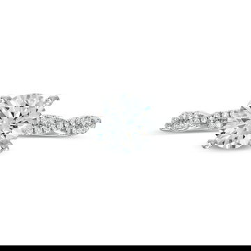Petite Twist Full Diamond Engagement Setting by Diamonds Direct Designs 3