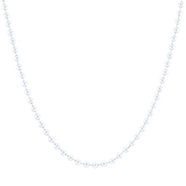 White Gold 14K 22 inch Ball Chain Necklace
