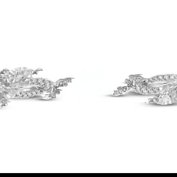 Open Twist Full Diamond Engagement Setting by Diamonds Direct Designs 4