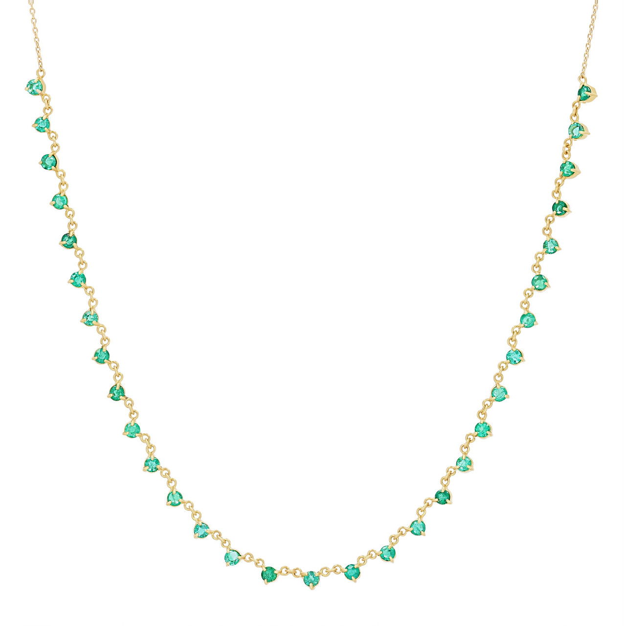 Green Emerald Necklace