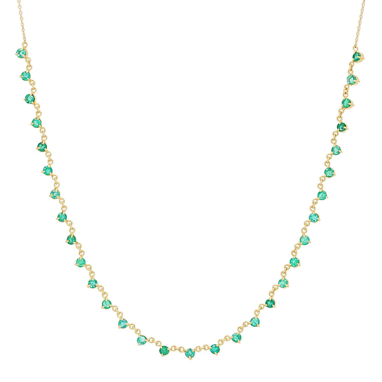 Green Emerald Necklace