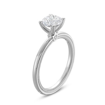 Verragio Tradition Solitaire Engagement Setting In White Gold 14K