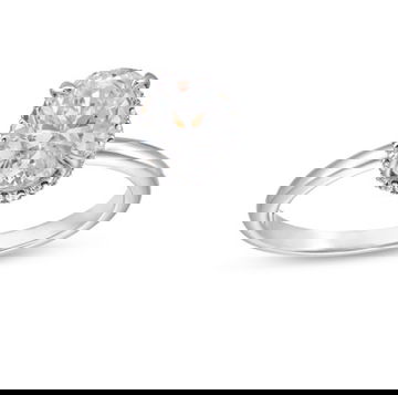 Michael M. Crown Solitaire Hidden Halo Engagement Setting