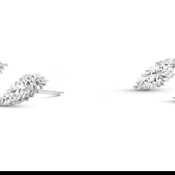 Four Prong Round Diamond Stud Earrings