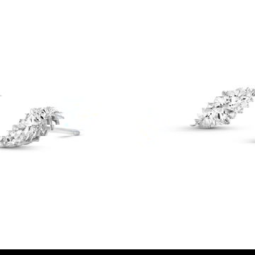Four Prong Round Diamond Stud Earrings