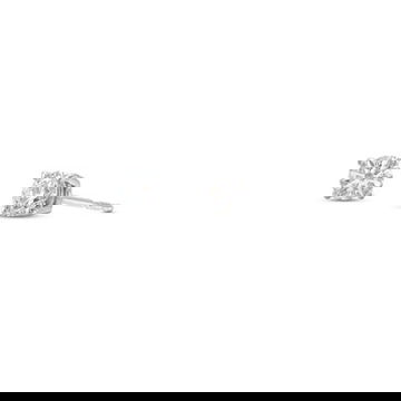 Four Prong Round Diamond Stud Earrings