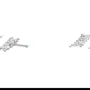 Princess Diamond Stud Earrings