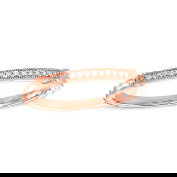 Beadset Milgrain Wedding Band by Diamonds Direct Designs