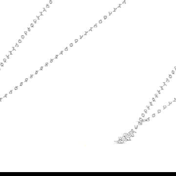 Three Prong Diamond Solitaire Pendant