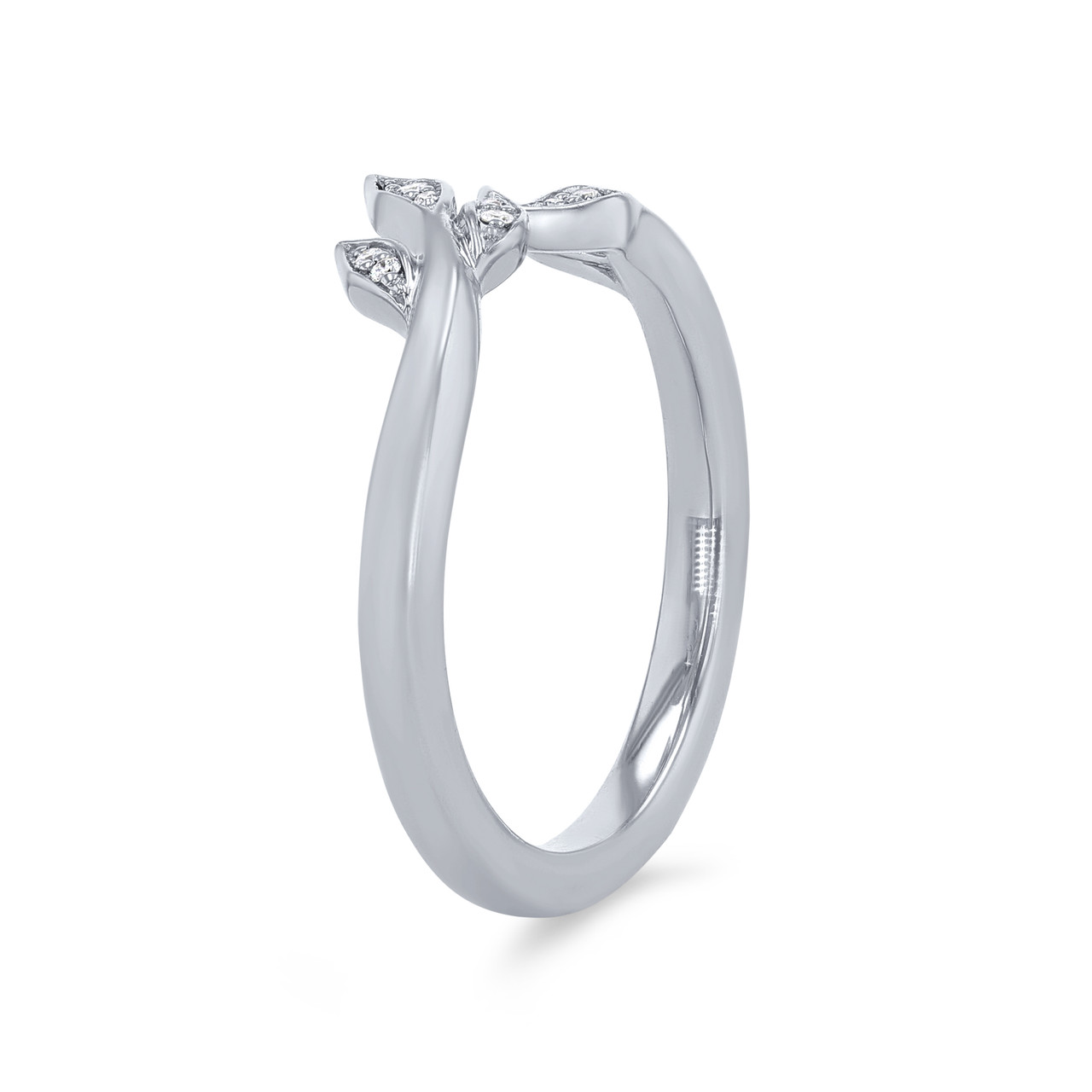 Artcarved Floral Contour Wedding Band 1