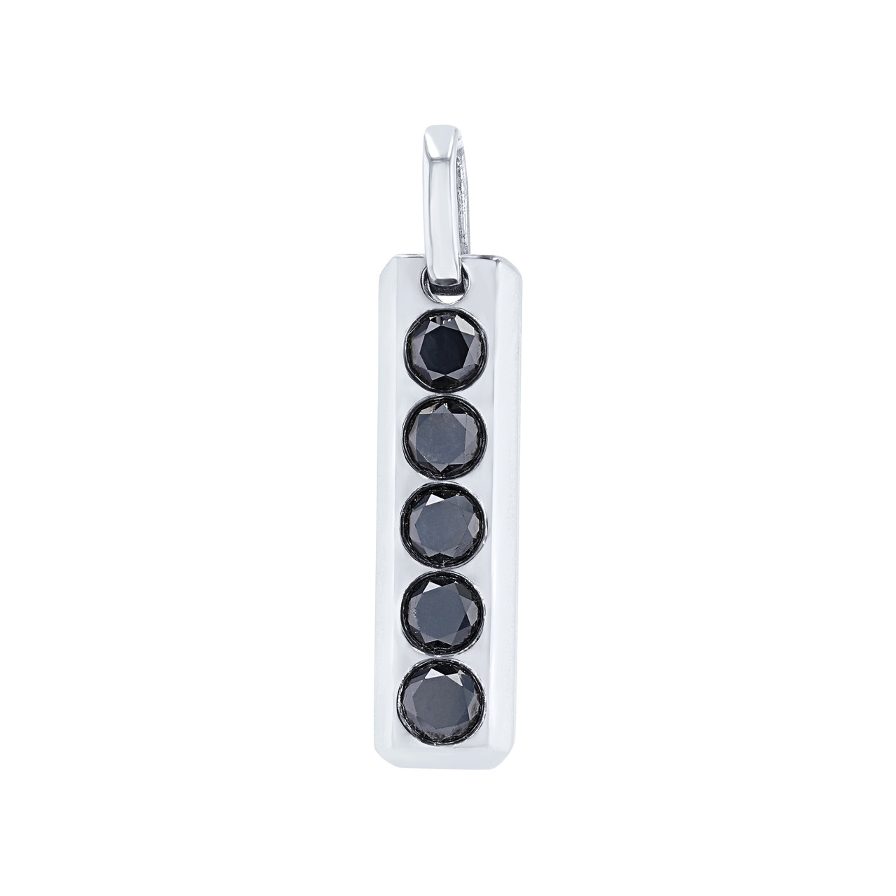 Black Diamond Vertical Bar Pendant 0