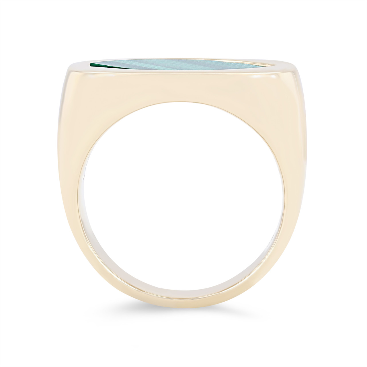 Green Onyx Signet Ring 2