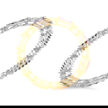 Multicolor Sapphire Eternity Band