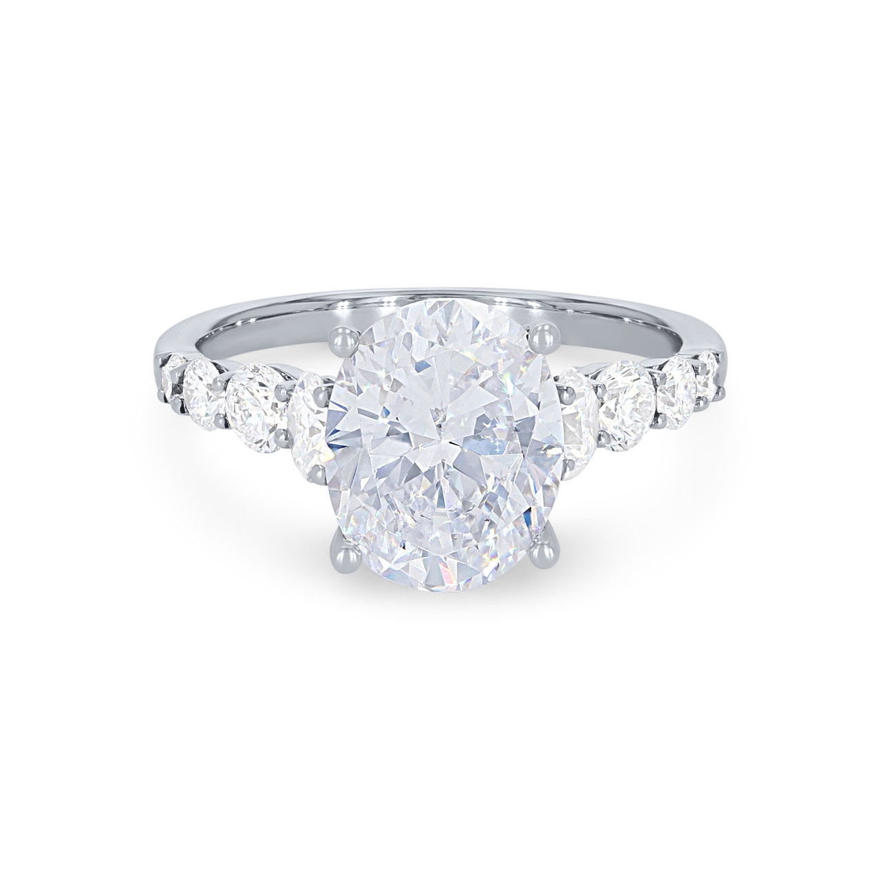 Graduated Diamond Engagement Setting
