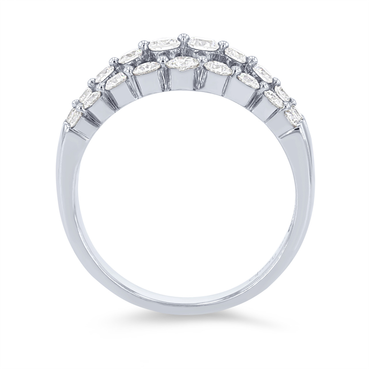 Uneek Single-Prong Multirow Diamond Band 2