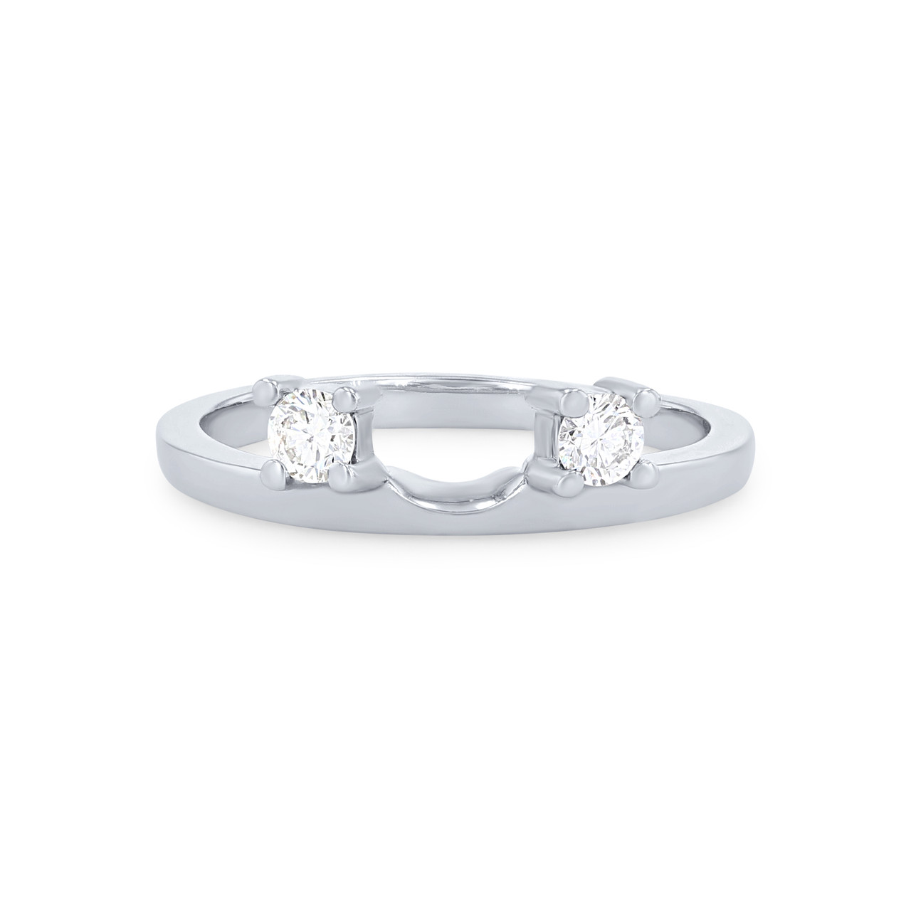 True Romance Three Stone Diamond Ring Guard 0