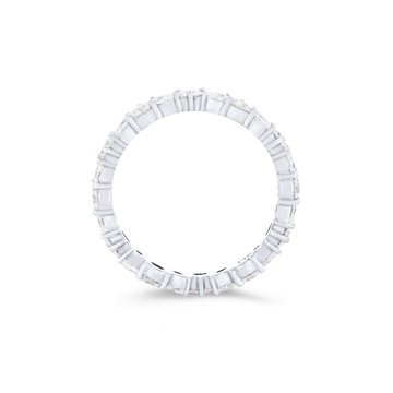 Floral Marquise and Round Diamond Eternity Wedding Band by C. Gonshor In Yellow Gold 14K