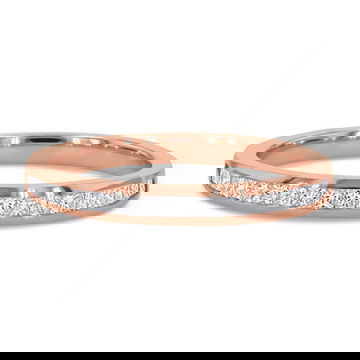 Channel Princess Diamond Wedding Band 15