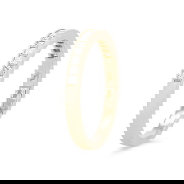 Channel Princess Diamond Wedding Band 17