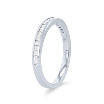 Channel Princess Diamond Wedding Band 23