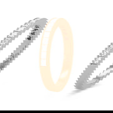 Channel Princess Diamond Wedding Band 30