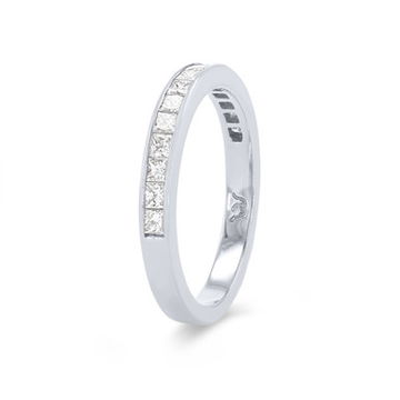 Channel Princess Diamond Wedding Band 33