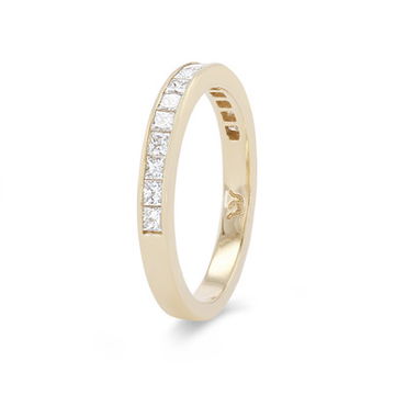 Channel Princess Diamond Wedding Band 40