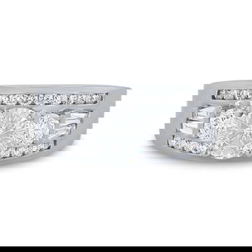 Channel Bar Set Diamond Engagement Setting