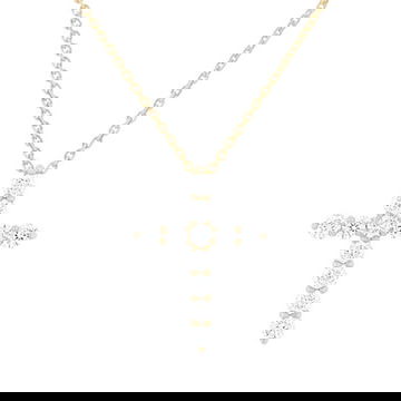 Diamond Cross Pendant Necklace